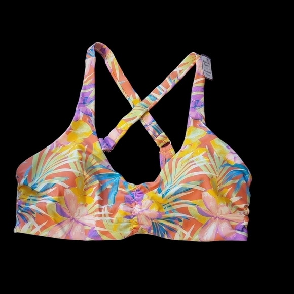 NWT Time & Tru Swim top Tropical print M 8-10 rn#52468 - Picture 6 of 12